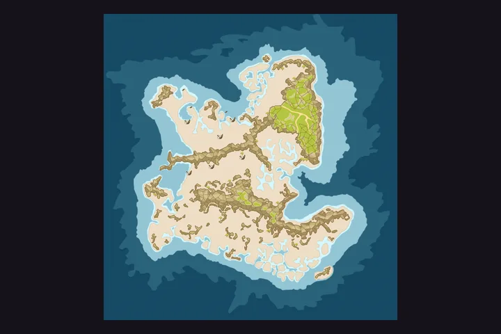 Coral Island Flyff map preview