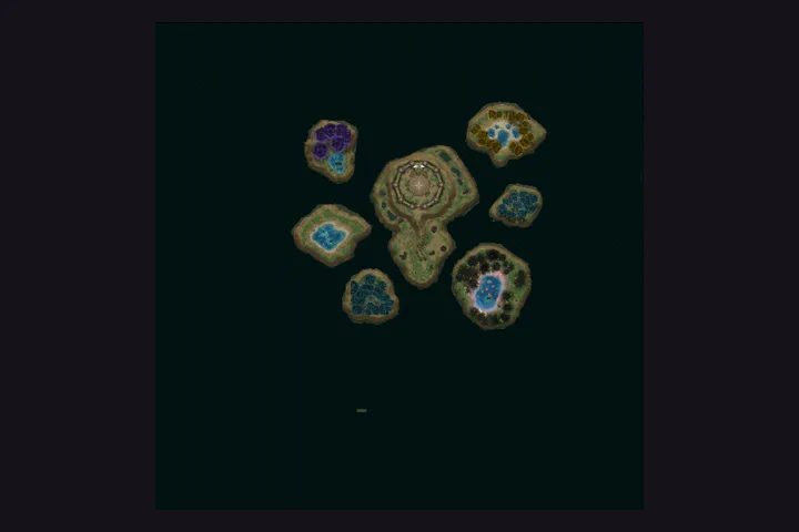 Dark Traseia Flyff map preview